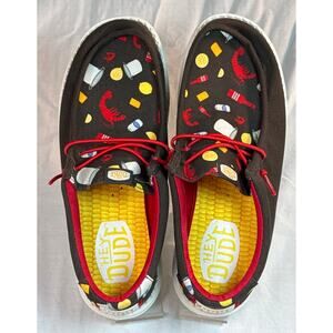 Hey Dude Wally Crawfish Brown Loafer Men’s Size 8 Women Size 10